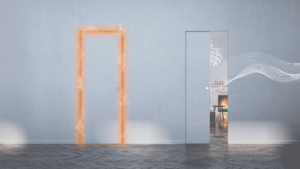 Portes coulissantes invisibles coupe-feu et acoustique