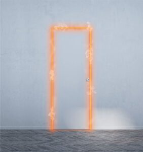 Portes coulissantes invisibles Syntesis Line Coupe-feu EI30.